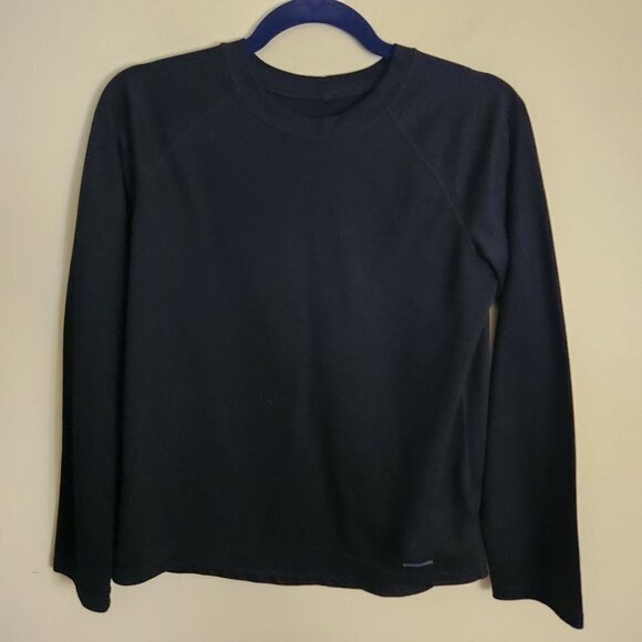 Patagonia Mid Weight Crewneck Capilene Base Layer Black Size Kids XXL - Picture 4 of 8
